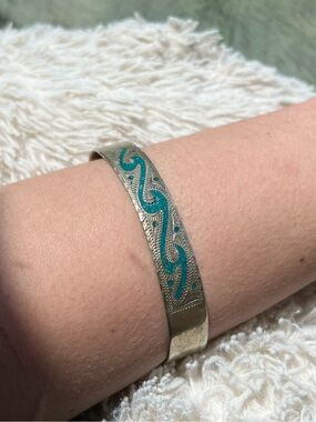 Silver & Turquoise Cuff Bracelet